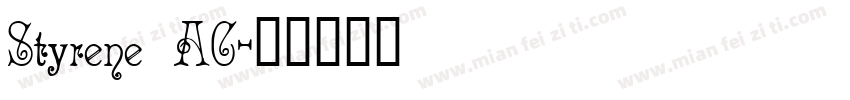 Styrene AC字体转换